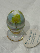 Load image into Gallery viewer, Fenton Iridescent Hand Painted Easter Egg
