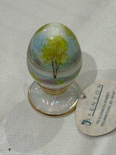 Load image into Gallery viewer, Fenton Iridescent Hand Painted Easter Egg
