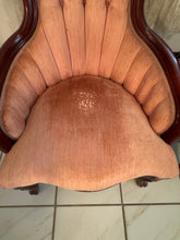 Load image into Gallery viewer, Vintage  Kimball Victorian Mahogany Parlor Chair - Ladies Chair
