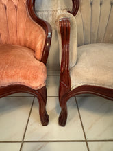 Load image into Gallery viewer, Vintage  Kimball Victorian Mahogany Parlor Chair - Ladies Chair
