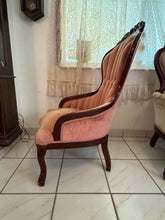 Load image into Gallery viewer, Vintage  Kimball Victorian Mahogany Parlor Chair - Ladies Chair
