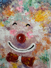 Load image into Gallery viewer, Happy Clown by Elmo Gideon - Signed Original Oil/Acrylic on Canvas, Float Framed
