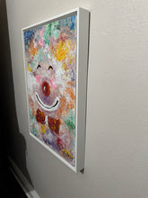 Load image into Gallery viewer, Happy Clown by Elmo Gideon - Signed Original Oil/Acrylic on Canvas, Float Framed
