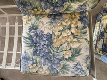 Load image into Gallery viewer, 1970s Palm Beach Regency Wrought Iron Patio Set - Sofa and 2 Arm Chairs
