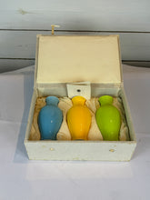 Load image into Gallery viewer, Vintage Middle Kingdom Glossy Mini Bud Vases - Boxed Set of 3
