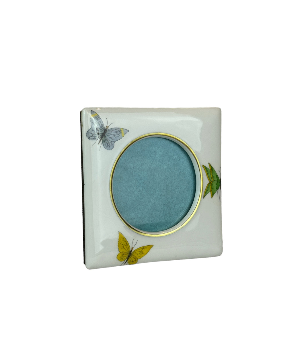 Limoges France Butterfly Collection Picture Frame