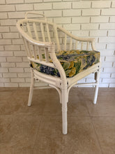 Load image into Gallery viewer, Vintage 1960s Maguire Style Rattan Arm Chair
