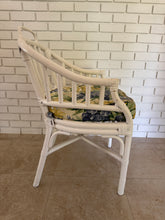 Load image into Gallery viewer, Vintage 1960s Maguire Style Rattan Arm Chair
