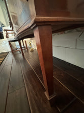 Load image into Gallery viewer, Antique French Louis XVI Demilune Mahogany  Calacatta Viola Marble Top Buffet Sideboard Credenza
