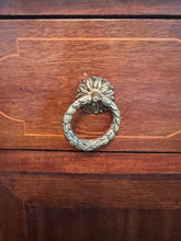 Load image into Gallery viewer, Antique French Louis XVI Demilune Mahogany  Calacatta Viola Marble Top Buffet Sideboard Credenza
