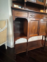Load image into Gallery viewer, Antique English Rosewood &amp; Marquetry Chiffonier Server Buffet - 19th century
