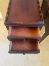 Load image into Gallery viewer, Antique Petite Nightstands, End or Side Tables with Two Drawers - Set of Two
