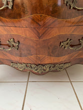 Load image into Gallery viewer, Early 20th Century Louis XV Style Commode Bombe with Marble Top and Ormolu Details
