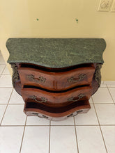 Load image into Gallery viewer, Early 20th Century Louis XV Style Commode Bombe with Marble Top and Ormolu Details
