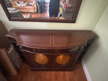 Load image into Gallery viewer, Antique 1920s Mirrored Buffet Cabinet Sideboard Credenza
