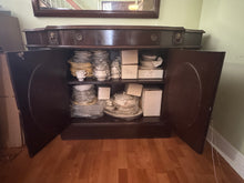 Load image into Gallery viewer, Antique 1920s Mirrored Buffet Cabinet Sideboard Credenza
