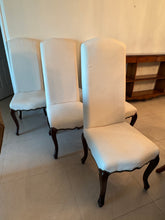 Load image into Gallery viewer, Palecek White High Back Dining Chairs - Set of 6
