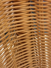 Load image into Gallery viewer, Vintage Woven Rattan Armchair with Cushions
