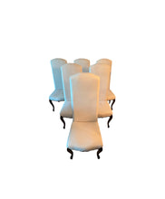 Load image into Gallery viewer, Palecek White High Back Dining Chairs - Set of 6
