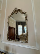 Load image into Gallery viewer, Italian Silver &amp; Gold Wall Mirror by La Barge
