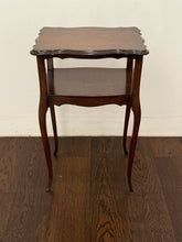 Load image into Gallery viewer, Vintage French Two Tiered End or Side Table with Scalloped Edges
