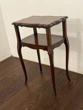 Load image into Gallery viewer, Vintage French Two Tiered End or Side Table with Scalloped Edges
