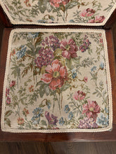 Load image into Gallery viewer, Antique Victorian Rocking Chair With Floral Fabric
