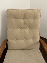 Load image into Gallery viewer, Milo Baughman for James, Inc. MCM Walnut Upholstered Recliner
