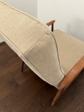 Load image into Gallery viewer, Milo Baughman for James, Inc. MCM Walnut Upholstered Recliner
