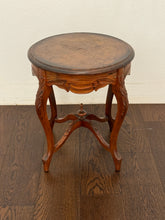 Load image into Gallery viewer, Vintage Country French Carved Side Table
