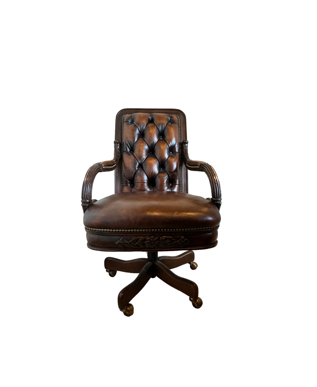 Executive Leather Desk Chair by Robb & Stucky