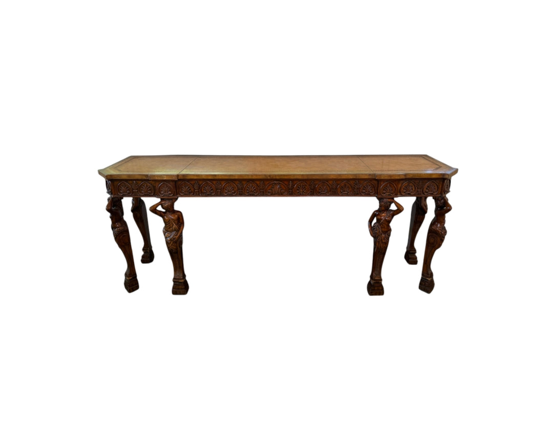 Maitland Smith Carved Console Table