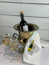 Load image into Gallery viewer, &quot;Raised on Champagne&quot; Kitchen or Bar Towel by Mudpie
