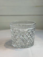 Load image into Gallery viewer, Vintage Crystal Glass Diamond Shaped Ice Bucket / Champagne Bucket with Handles
