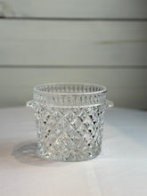 Load image into Gallery viewer, Vintage Crystal Glass Diamond Shaped Ice Bucket / Champagne Bucket with Handles
