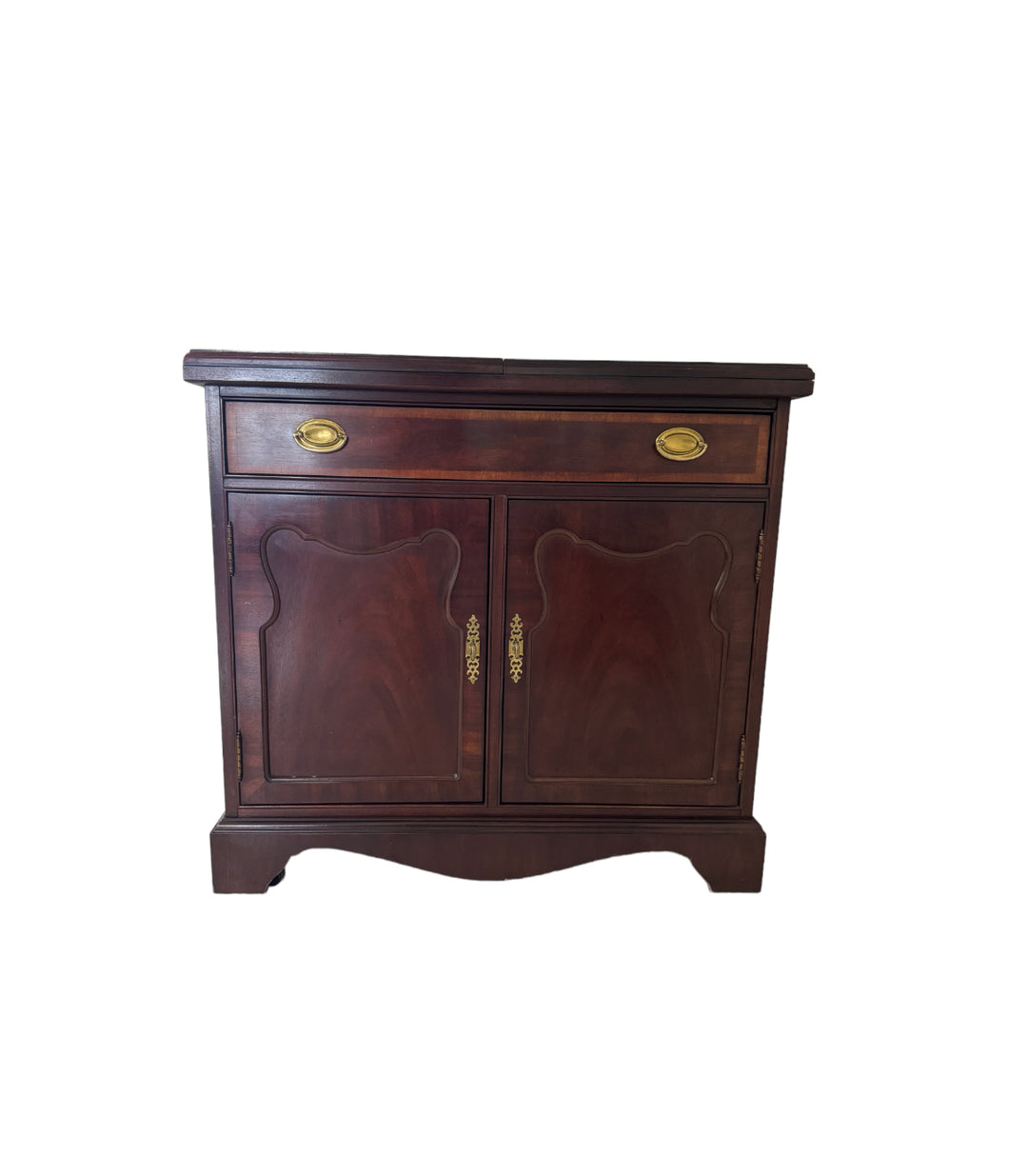 Thomasville Server Bar Cabinet with Folding Top