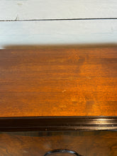 Load image into Gallery viewer, Antique Mahogany Highboy Cabinet / Bar Cabinet With Marquetry Inlays
