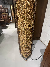 Load image into Gallery viewer, Rattan Coastal/Boho Chic/Tropical Decorative Floor Lamp
