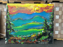 Load image into Gallery viewer, &quot;North Carolina&quot; by David &quot;Dalo&quot; Banegas, Signed - Authentic Original Acrylic on Canvas
