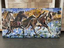 Load image into Gallery viewer, A River Run by Kent Paulette Authentic Original Acrylic on Canvas - Horse Painting
