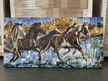 Load image into Gallery viewer, A River Run by Kent Paulette Authentic Original Acrylic on Canvas - Horse Painting
