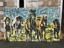 Load image into Gallery viewer, A Shaman&#39;s Dream by Kent Paulette - Authentic Original Acrylic on Canvas - Horse Painting
