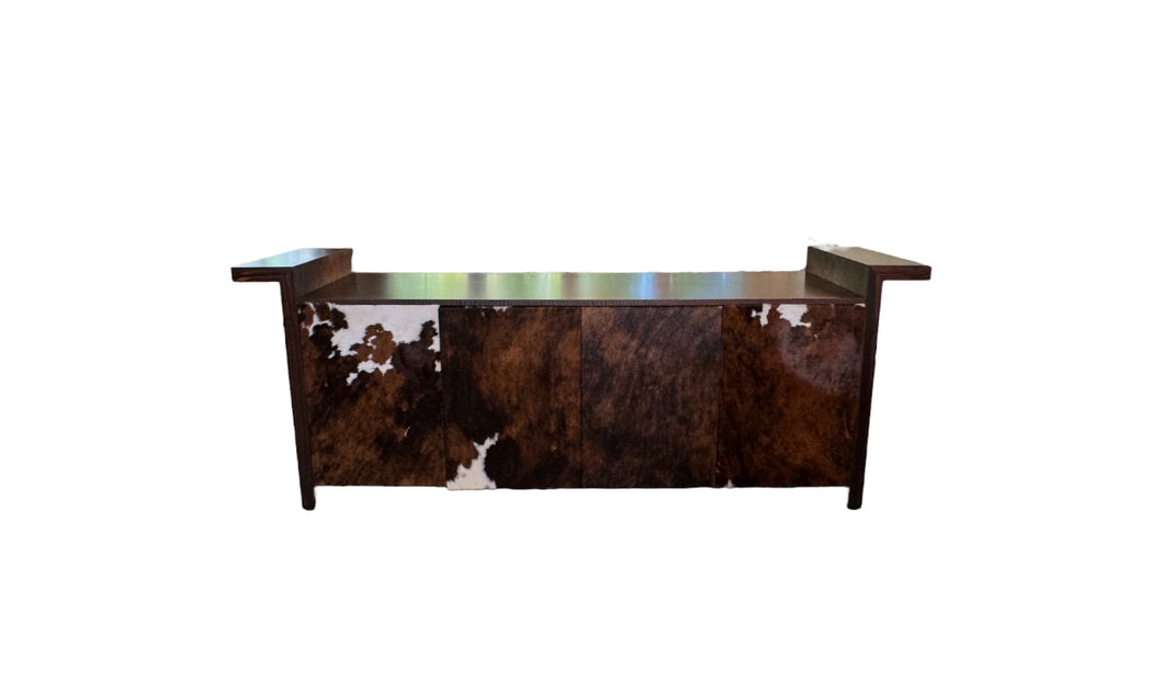 Custom Designed Cowhide Credenza / Buffet / Sideboard