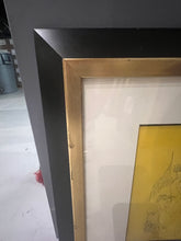 Load image into Gallery viewer, Framed Pen &amp; Ink Abstract Drawing by R.G. Serrano, 1993, Original
