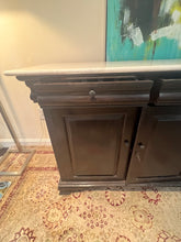 Load image into Gallery viewer, Victoria&#39;s Armoire Marble Top Buffet Table/Sideboard/Credenza
