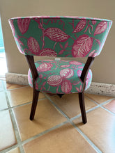 Load image into Gallery viewer, Antique Palm Beach Chic Upholstered Accent Chair
