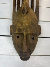 Load image into Gallery viewer, Vintage Hand Carved African Tribal Mask
