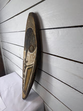 Load image into Gallery viewer, Vintage Hand Carved African Tribal Mask - Surfboard Shape
