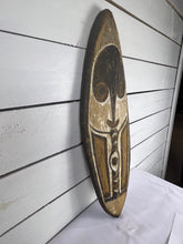 Load image into Gallery viewer, Vintage Hand Carved African Tribal Mask - Surfboard Shape
