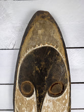 Load image into Gallery viewer, Vintage Hand Carved African Tribal Mask - Surfboard Shape
